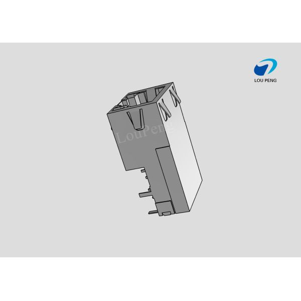 RJ45 Connectors, RJ45, Single Port, Port Matrix Configuration 1 x 1, RJ Type Jacks & Plugs