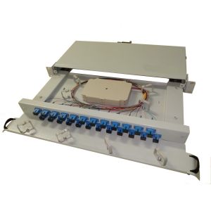 Slide Withdrawble 24 Cores SCUPC 1U Odf Optical Distribution Frame