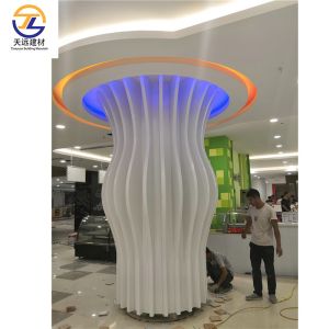 Commercial Buildings Aluminum Tile CE Aluminum Linear Ceiling Pre Fabricated