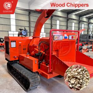 Quality Gofine Machine Commercial Electric Wood Chipper Tree Branch Shredder for sale
