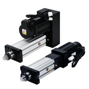 High Precision Guide Rod Cylinder Grey Guided Cylinder 30mm 50mm 100mm Stroke