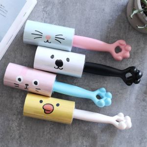 Cat Design Handle 60 Layers Sticky Disposable Paper Tearing Lint Roller