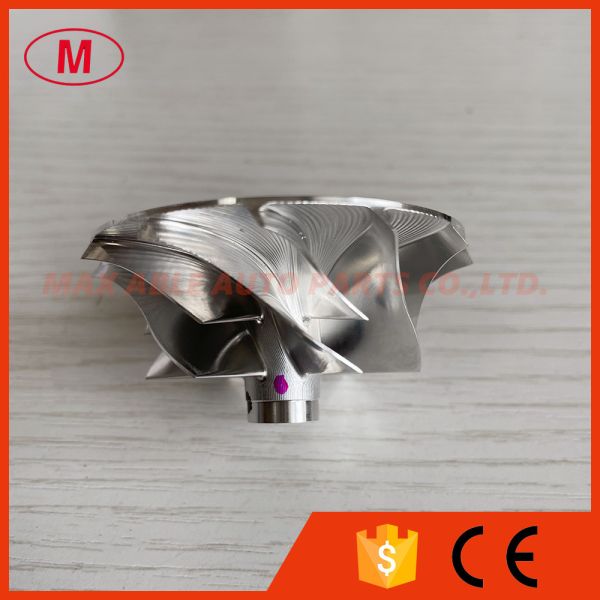 GTA15-25 41.58/56.03mm 6+6 blades high performance turbo aluminum 2618/billet compressor wheel