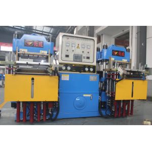 Table 550X560mm stroke 250 vulcanizing machine production blue and white silicone shell