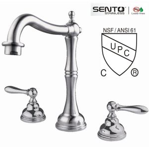 China Classic style stainless steel basin mixer CUPC certificated on sale