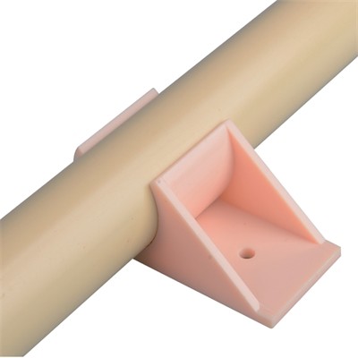 Buy Beige JY-A009 ABS Pipe Clamp Plastic Tube Connectors 3mm Thickness at wholesale prices