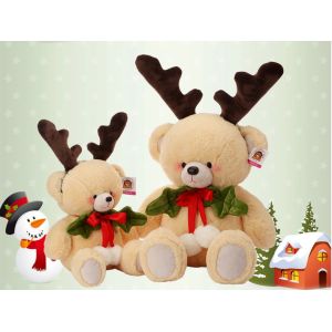 China sitting scarf polar bear plush toys Christmas polar bear on sale