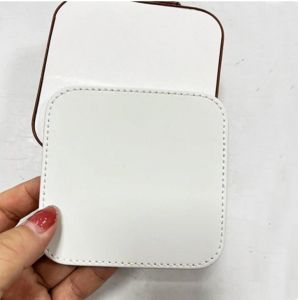 Custom Small Luxury Zipper Leather Portable Sublimation Storage Jewelry Travel