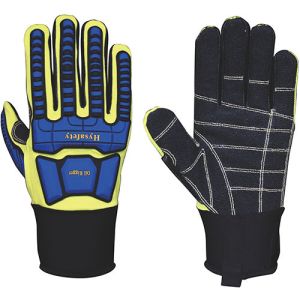 Quality Full Finger Leather Impact Resistant Gloves Ergonomic High Protection Gloves for sale