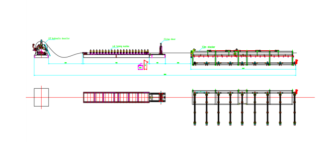 Double Layer Roofing Sheet Machine IBR Making Machine Colored Glaze Steel