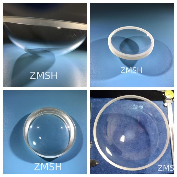 Dome Sapphire Optical Windows Chemical Resistance High Thermal Conductivity