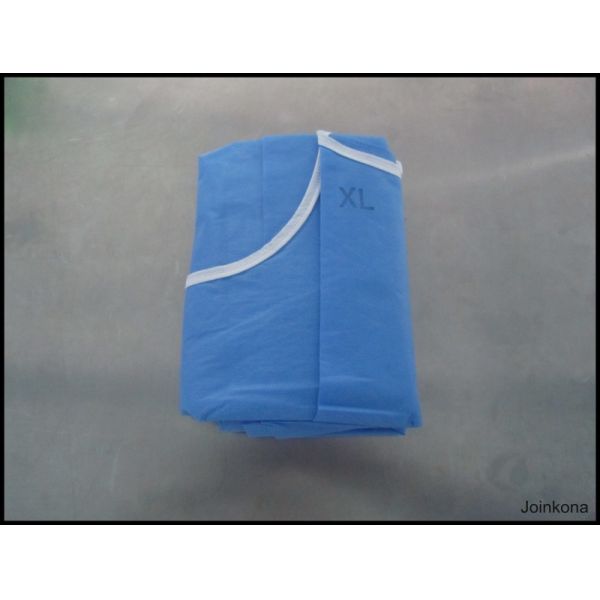 Buy 35g SMS Sterile Disposable Nonwoven Standard Surgical Gown at wholesale prices