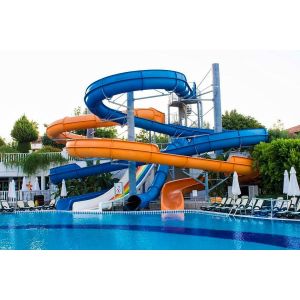 Commercial Amusment Park Rides Fiberglass Water Slide