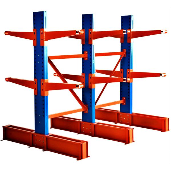 Buy Long Pipes Adjustable Cantilever Racking System For Industrial Warehouse at wholesale prices