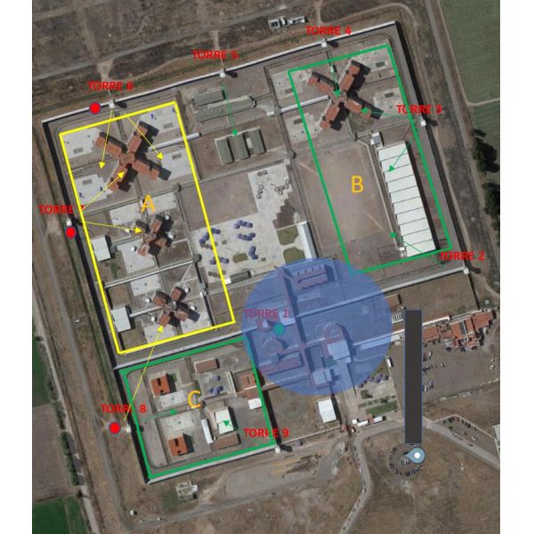 GSM 3G 4G Cell Phone Wifi Blocker Super High Power 6 In 1 Directional Antenna