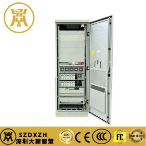 IP55 Weatherproof Free Standing Metal Communication Enclosure with One Battery