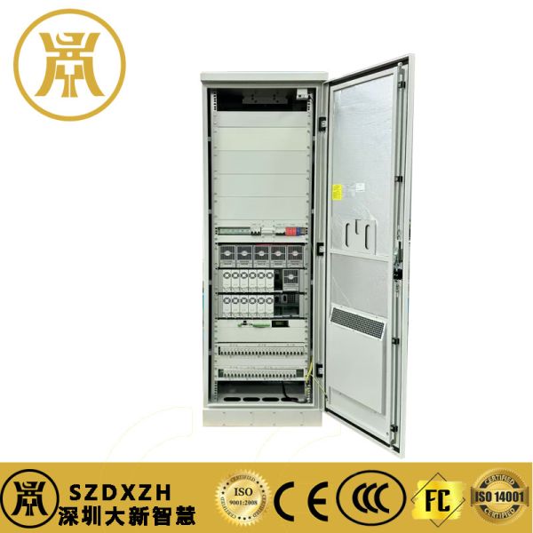 IP55 Weatherproof Free Standing Metal Communication Enclosure with One Battery