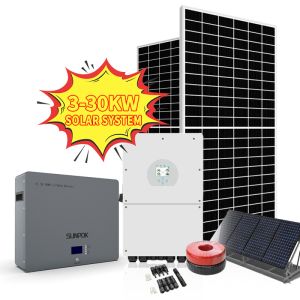 Quality Off Grid Solar Power Energy System 5kv 3kva 5kw 8kw Complete Design Hybrid Solar Panel for sale