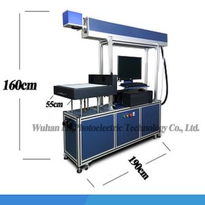 100W 400*400mm CO2 glass tube laser marking engraving machine
