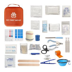 First Aid Kit for Dogs and Cat Home Outdoor Veterinary Instrument with Tick