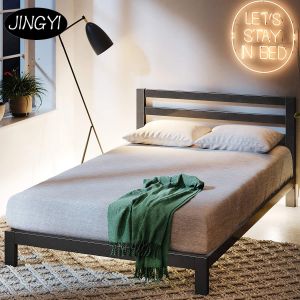 China Dormitory Home Use Queen Pipe Bed Frame Assembles Easily In Minutes on sale
