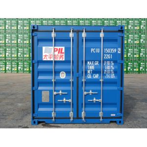 20' X 8' X 8'6" Cargo Shipping Container Steel Dry 1 Pair Of Forklift Pocket