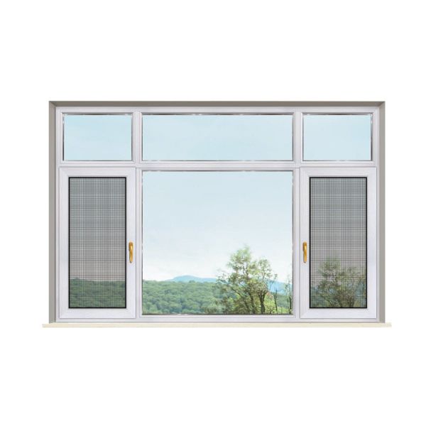 Buy House Soundproof Aluminium Glass Casement Windows with Level 9 Wind Pressure Resistance at wholesale prices
