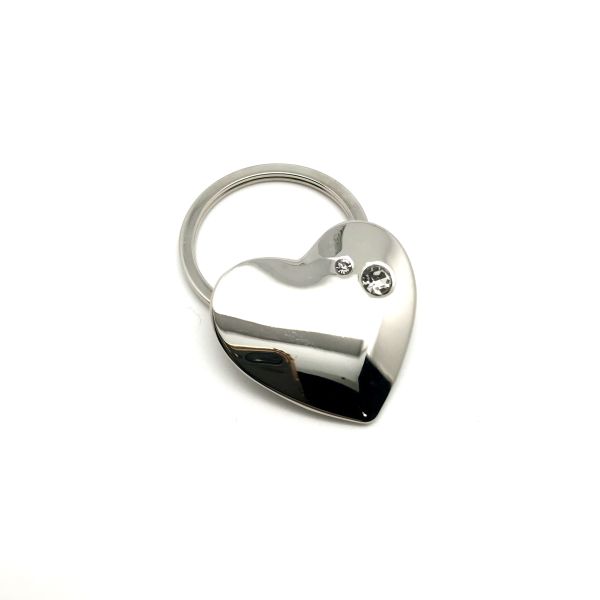 Siliver Metal Keychain Holder With Customized Logo In Individual Polybag