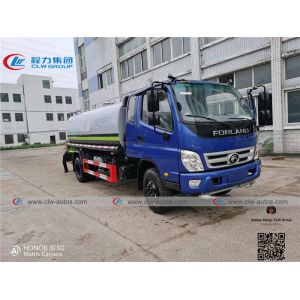 Foton Forland 5cbm Carbon Steel Petrol Tank Truck