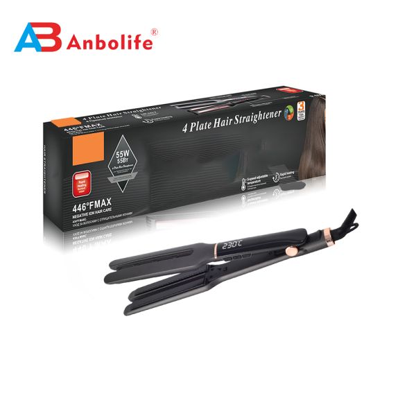 Extra Long Floating Plate Hair Straightener with 10 Heat Settings and 13.7*110mm Ceramic Plates