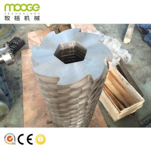 Crusher Plastic Auxiliary Machinery High Accuracy Recycled Double Shaft Shredder