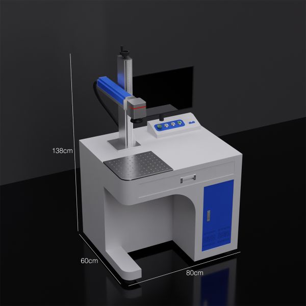 Glass Tube Co2 Laser Marking Machine 30W 60W 100W For Leather Plastic Jeans Wood