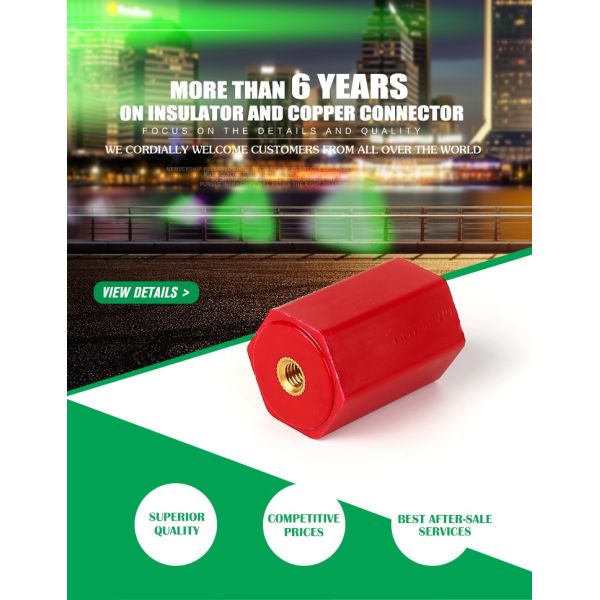 Sell well safe EN30 high temperature hexagonal insulator support