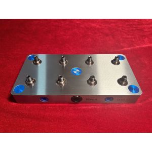 China High Precision T-Slot Mounting Type Zero Point Fixture with 0.005mm Repeatability and 4 Bolts Accessories on sale