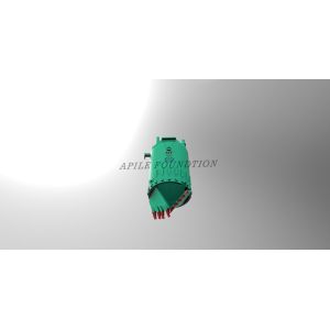 APF-ZD Pitched-bottom Drilling Bucket with Flat Teeth