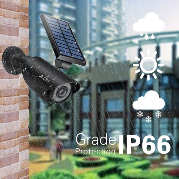 Metal Case Solar Led Motion Sensor Light Solar Park Lights 8pcs Array LED