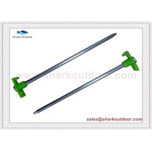 High quality Hard Ground Tent Peg stakes with plastic stopper