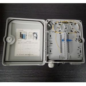 12 ports FTTH Fiber Optic Termination Box ABS Waterproof Material with lock