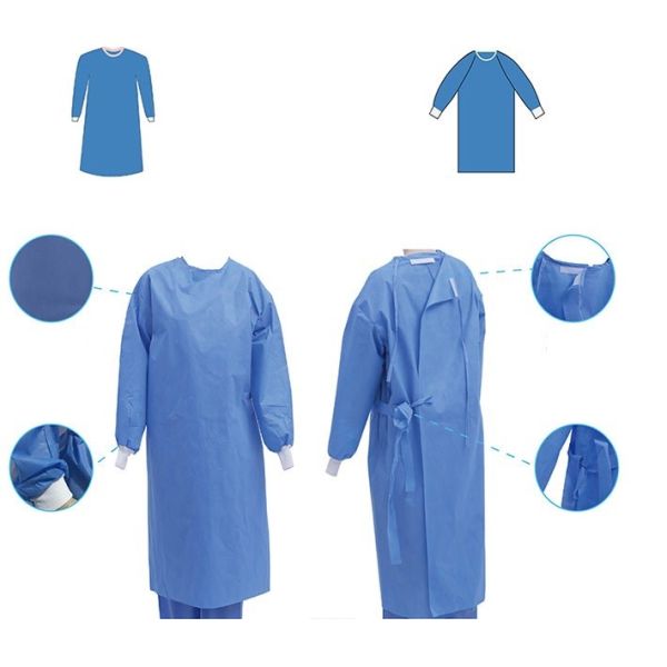 Buy Clinic Fluid Resistant Protection Isolation Gown With Cuff at wholesale prices