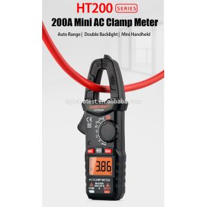 2000 Counts 200A Double Backlight Mini Clamp Meter