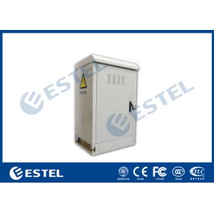 Heat Insulation Outdoor Power Cabinet , WeatherProof Power Supply Cabinet