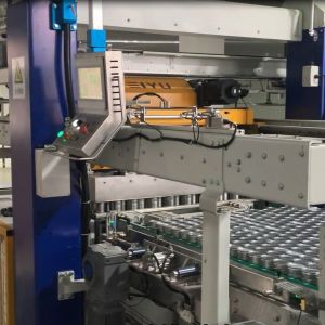 Fully Automatic High Speed Full Can Depalletizer Filled Cans Depalletizer