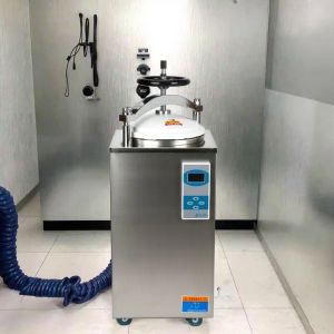 China Portable High Pressure Steam Sterilizer Enhanced Steam Penetration and Safety Valve Integrity on sale