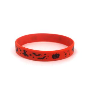 Euramerican Style Silicone Bracelet Event Halloween Day Gift Festival Rubber