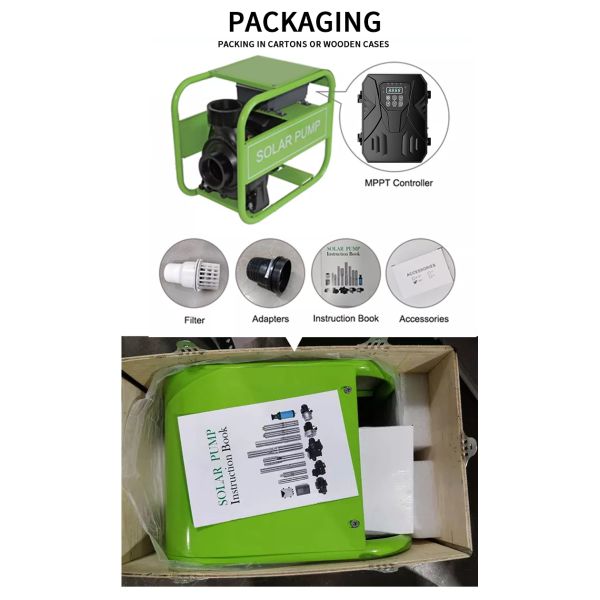 132V 3HP Solar Powered Water Pump For Irragation Home Self Priming Fresh Water Pump