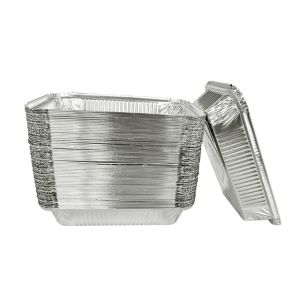 Takeout Lunch Tableware Container Aluminum Foil Pans for BBQ Tray and Food