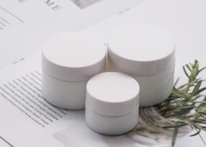 Quality 15g Glass Cream Jar For Personal Care 30g For Cosmetic Round Hot Stamping for sale