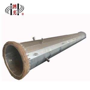 China Wall Galvanized Steel Metallic Pole With High Impact Resistance Finish on sale