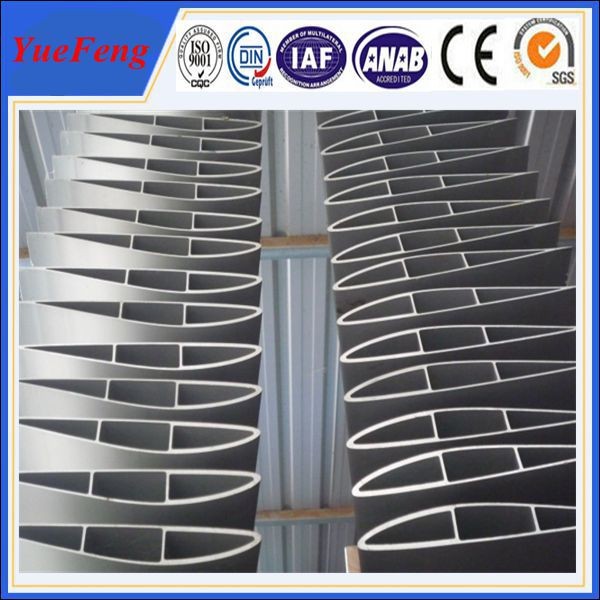mill blade 6063 aluminum extruded profiles,OEM industrial aluminium alloy