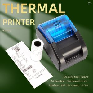 80mm Barcode Blue tooth Android Thermal Roll Printer with USB/Wireless Interface